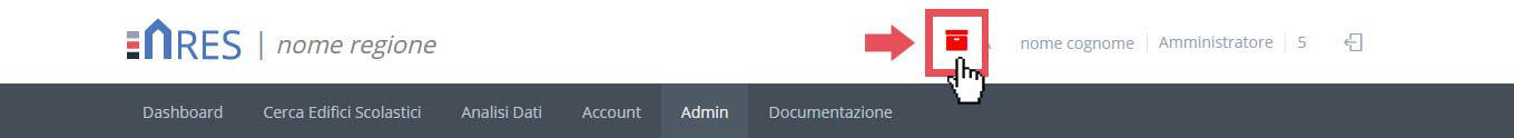 immagine pagina backup banca dati ARES, icona backup anno solare